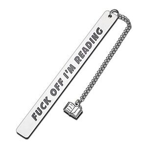 Funny Book Marks for Book Lovers Reading Gift Easter Basket Stuffers Women Men